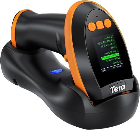 Máy Quét Mã Vạch Tera HW0009 Pro 1D 2D Bluetooth 2.4G Có Màn Hình