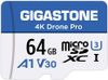 Thẻ Nhớ Gigastone 64GB Micro SD 4K Drone Pro 95MB/s