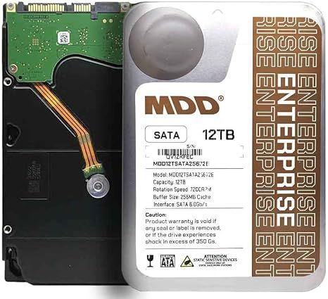 HDD MDD MAXDIGITALDATA 12TB MDD12TSATA25672E 7200RPM