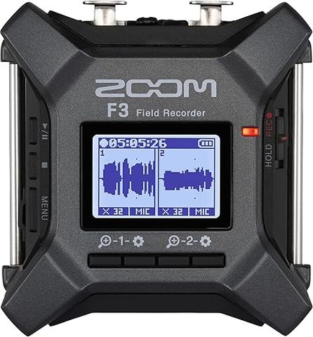 Zoom F3: Máy ghi âm hiện trường 2 kênh 32-Bit Float chuyên nghiệp