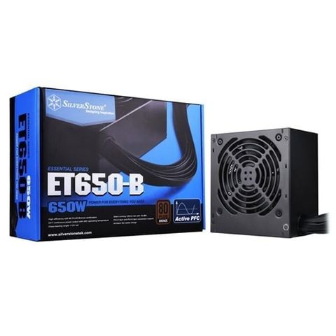 Nguồn máy tính SilverStone Essential Series ET650-B 650W 80 Plus Bronze
