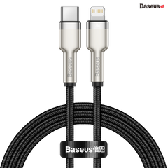  Cáp Baseus Cafule Metal PD 20W | Sạc Nhanh iPhone 12 & Vỏ Kim Loại Siêu Bền 