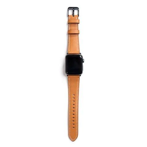 Dây đeo da Genuine Leather iValue Brown cho Apple Watch 40mm