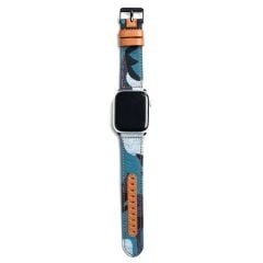  Dây đeo Apple Watch 44mm vải sợi Veined iValue Camouflage Deep Blue 
