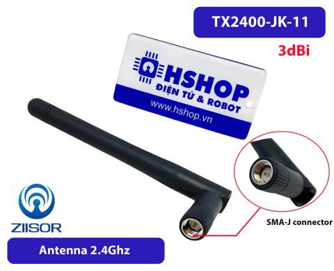 Anten Wifi 2.4G 3dBi 110mm SMA-J (Male) TX2400-JK-11