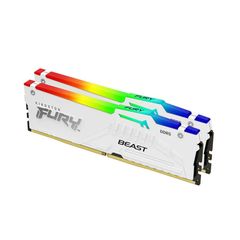  RAM Desktop Kingston Fury Beast RGB White 32GB (2x16GB) DDR5 