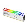 RAM Desktop Kingston Fury Beast RGB White 32GB (2x16GB) DDR5