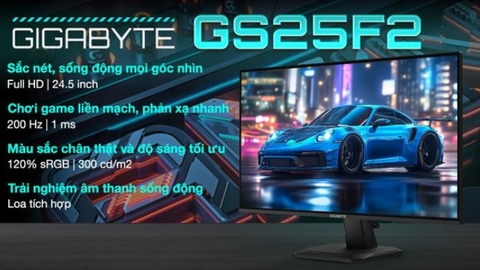 Màn hình Gaming GIGABYTE GS25F2 24.5 inch FHD/IPS/200Hz/1ms