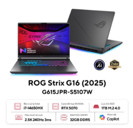 ROG Strix G16 | RTX 5070