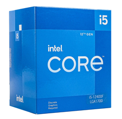  CPU SK 1700 v1 Intel Core i5-12400F Box Chính hãng FV 