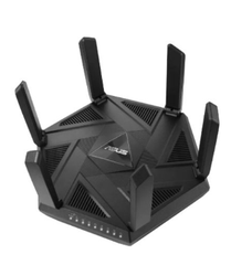  Bộ phát wifi 6 Asus RT-AXE7800 Tri-band (Chuẩn AX/ AXE7800Mbps/ 6 Ăng-ten ngoài/ Wifi Mesh/ Dưới 80 User 