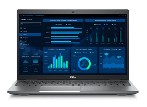 Laptop Dell Workstation Mobile Precision 3581 vPro Enterprise (71024679) (i7-13800H/ 32GB RAM/1TB SSD/A1000 6GB/15.6 inch FHD/Win 11 Pro/Xám)