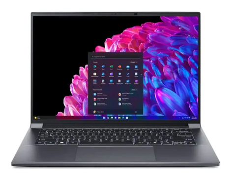 Laptop Acer Swift X AI SFX14-72G-79UW (NX.KTUSV.001) (Ultra 7 155H/32GB RAM/1TB SSD/RTX 4070 8G/14.5 inch OLED 2.8K/Win 11/Vỏ nhôm/Xám)