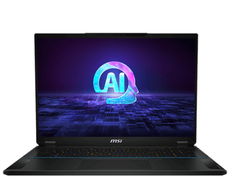  LAPTOP MSI STEALTH 18 AI STUDIO A1VHG Ultra 9 185H | 32GB RAM | 2TB SSD | GeForce RTX 4080 12GB | 18' UHD MiniLed 120Hz | Win 11 
