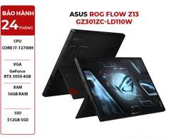  LAPTOP ASUS ROG FLOW Z13 GZ301ZC-LD110W CORE I7-12700H | GeForce RTX 3050 4GB | 16GB RAM | 512GB SSD | 13.4' WUXGA 120Hz TOUCH | Win 11 