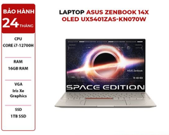  LAPTOP ASUS ZENBOOK 14X OLED UX5401ZAS-KN070W CORE i7-12700H | 16GB RAM | 1TB SSD | 14.0
