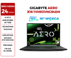  LAPTOP GAMING GIGABYTE AERO X16 1VH93VNC94DH Ryzen Al 7 350 | RTX 5060 8GB | 16GB RAM | 1TB SSD | 16' WQXGA 165Hz sRGB 100% | Win 11 - WHITE 