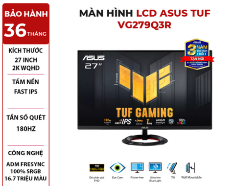 MÀN HÌNH LCD ASUS TUF VG279Q3R 27