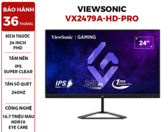  MÀN HÌNH LCD VIEWSONIC VX2479A-HD-PRO 24