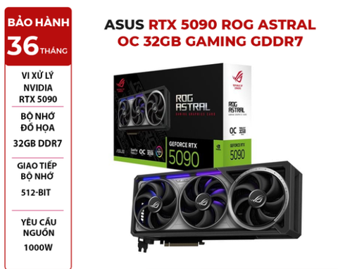 VGA ASUS RTX 5090 ROG AstraL 32GB GDDR7 OC Edition