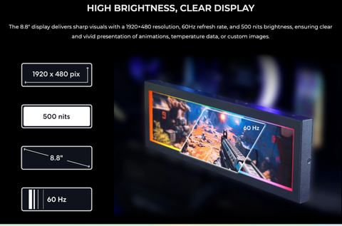 Màn hình đa năng Lian Li 8.8 UNIVERSAL SCREEN