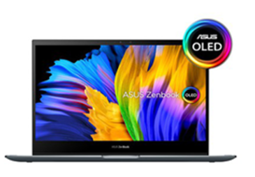 Laptop ASUS Zenbook Flip UX363EA-HP726W I5(1135G7)/ 8GB/ SSD 512GB/ 13,3” Touch, Oled FHD, IPS/ Win 10