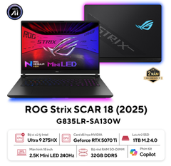  Laptop ASUS ROG Strix SCAR 18 G835LR-SA130W 