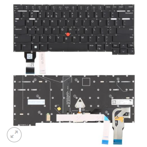 Bàn phím Lenovo ThinkPad T14s Gen 2 P1 GEN4 X1 Extreme Gen4 có trỏ chuột có đèn nền phiên bản Hoa Kỳ