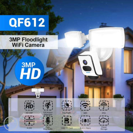 Camera IP ESCAM QF612 WiFi 3MP