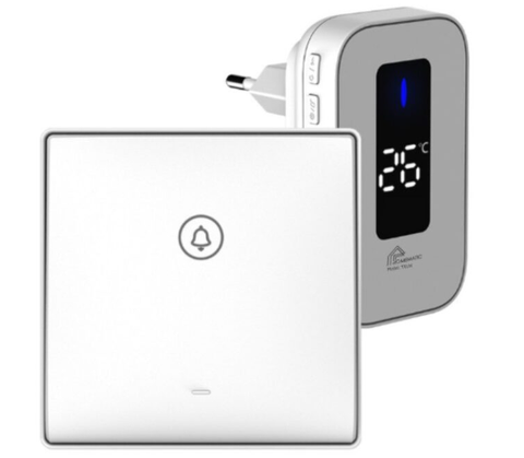 Chuông cửa không dây không pin cao cấp Homematic T9LW