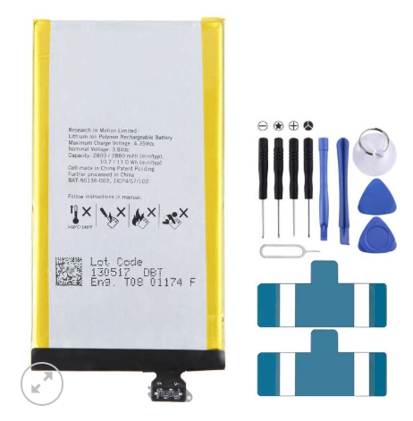 Pin Blackberry Z20 / Z30 2880mAh BAT-50136-003 002
