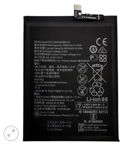 Pin Huawei P Smart Pro 2019 / P20 Lite 2019 / Y9s pin Li-Polymer 4000mAh