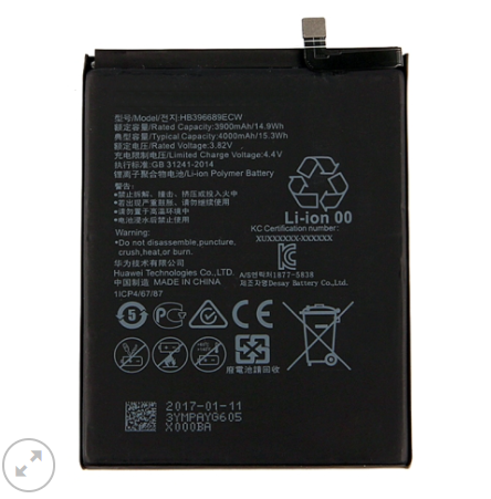Pin Li-Polymer Huawei Mate 9 3900mAh HB396689ECW
