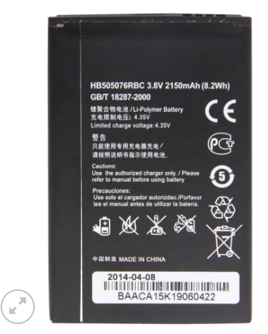 Pin Li-Polymer Huawei Ascend G610S HB505076RBC