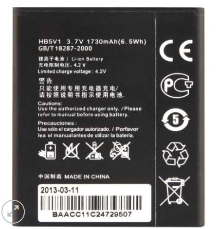Pin 1730mAh HB5V1 cho Huawei Y300