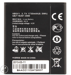  Pin 1730mAh HB5V1 cho Huawei Y300 