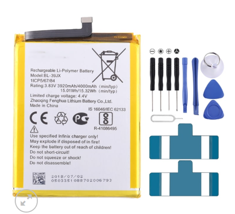 Pin Infinix S3X / Hot 6X BL-39JX 4000mAh