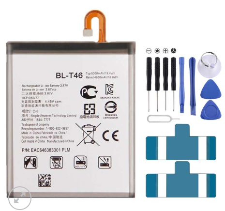 Pin LG V60 ThinQ 5G pin BL-T46 5000 mAh Li-Polymer