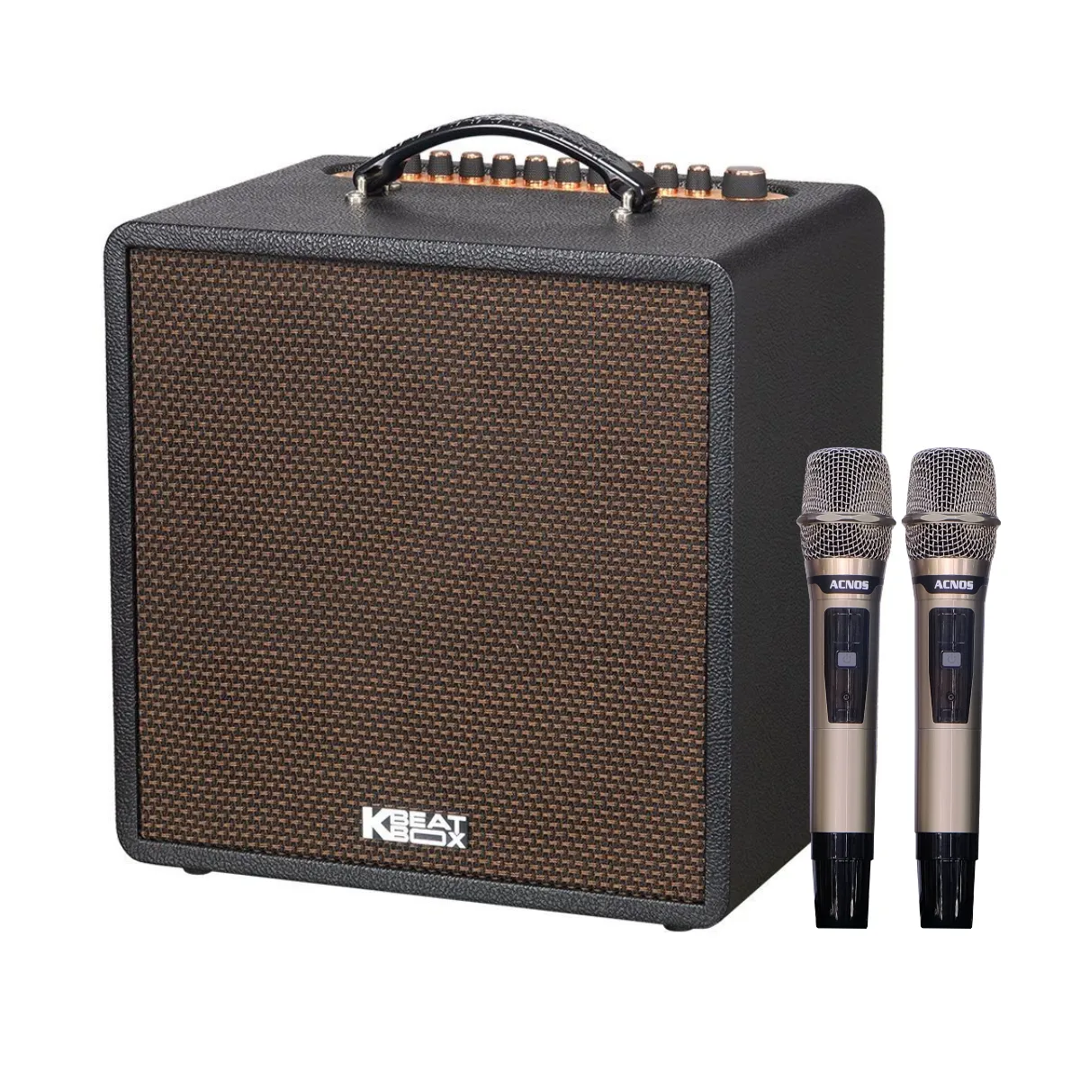 Ảnh minh họa Loa Acnos QUAD 68 Pro (Bass đôi 16cm, 180W, Bluetooth 5.0, MWS, 2 Micro UHF) 2
