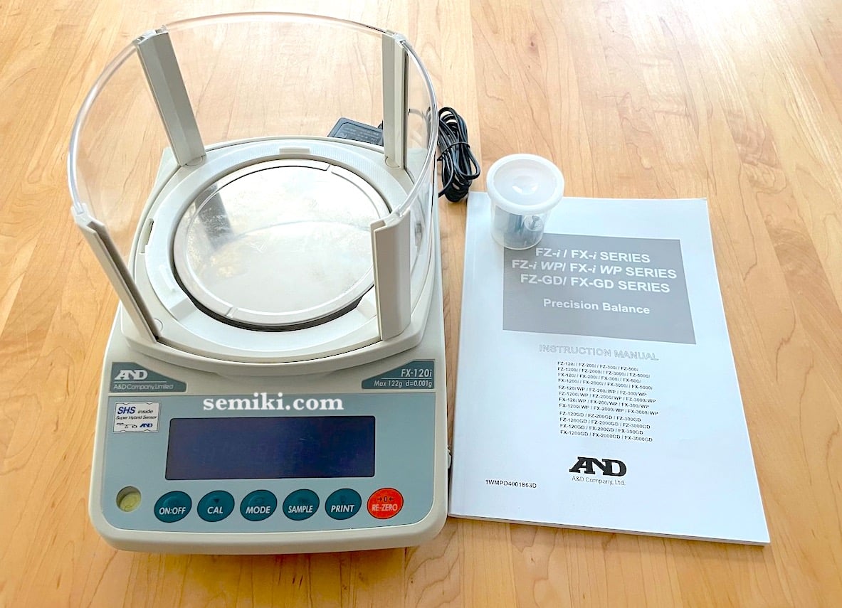 A&D Precision Balances FX-120i cân kỹ thuật công nghiệp 122g x 0.001g