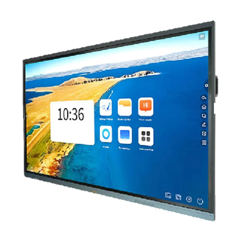 Ảnh minh họa Màn hình tương tác TOMKO TK-TT65 65 inch, 4K Ultra HD (3840×2160), 50.000 giờ, Android 14, Bluetooth 5.4, WiFi, HDMI, USB, LAN 1