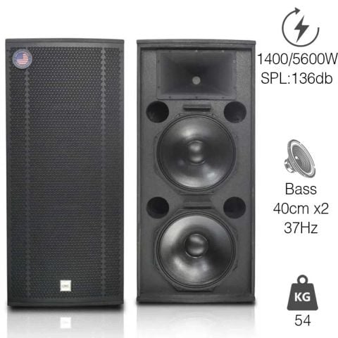 Loa hội trường CAVS LSD715, Bass 40cm, Công suất 1400W, Độ nhạy 99dB
