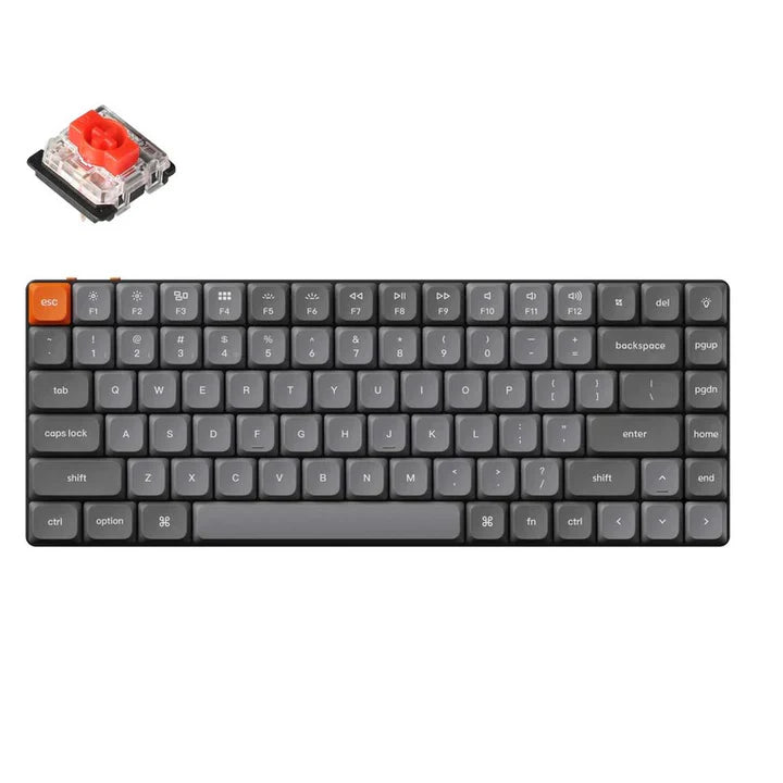 Ảnh minh họa Keychron K3 Max Bàn phím cơ không dây 75% QMK/VIA, LED RGB, Gateron Red low-profile thay nóng, khung nhôm, bố cục Arabic 1