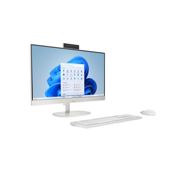 Ảnh minh họa Máy bộ HP AIO 24-cr2013d C20CWPA (Ultra 5-225U/ Ram 16GB/ SSD 512GB/ 23.8 inch/ Windows 11 Home/ 1Y/ Trắng) 1
