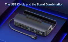  Docking Station NEWDERY 6-in-1 cho Steam Deck, ROG Ally 