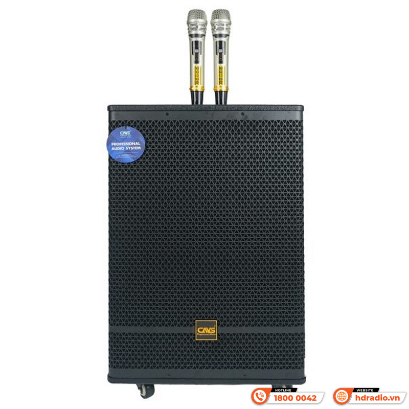 Ảnh minh họa Loa kéo CAVS PA18, Bass 50cm, 400W, 95dB, 8Ohms, 55 Hz – 18 kHz, Bluetooth 5.0, USB, Card SD 2