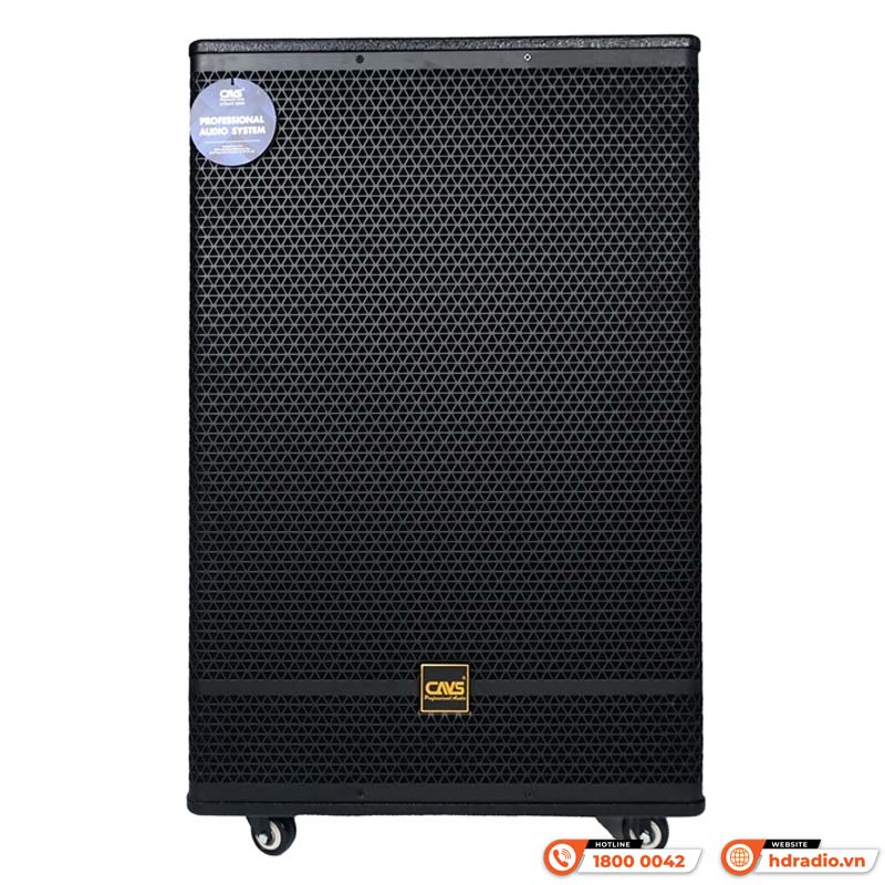 Ảnh minh họa Loa kéo CAVS PA18, Bass 50cm, 400W, 95dB, 8Ohms, 55 Hz – 18 kHz, Bluetooth 5.0, USB, Card SD 3