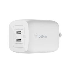  Sạc Belkin 65W GaN | 2 Cổng USB-C PD 3.0 PPS Chính Hãng 