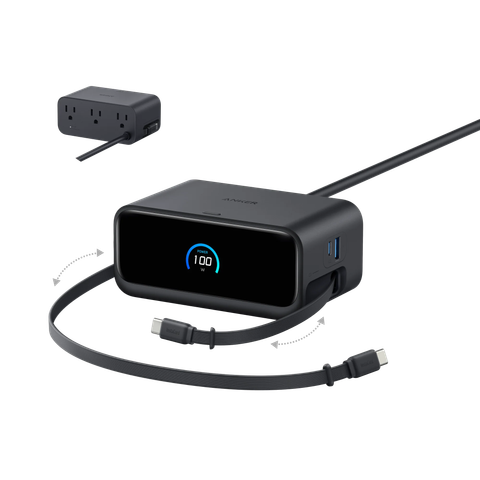 Anker Nano 7-in-1 100W – Sạc Đa Năng Gọn Gàng, Có Màn Hiển Thị