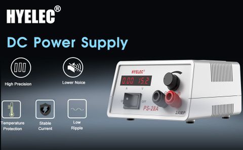 Nguồn Đa Năng DC 1.5V-15V 2A Màn Hình LED Có Kẹp Cá Sấu